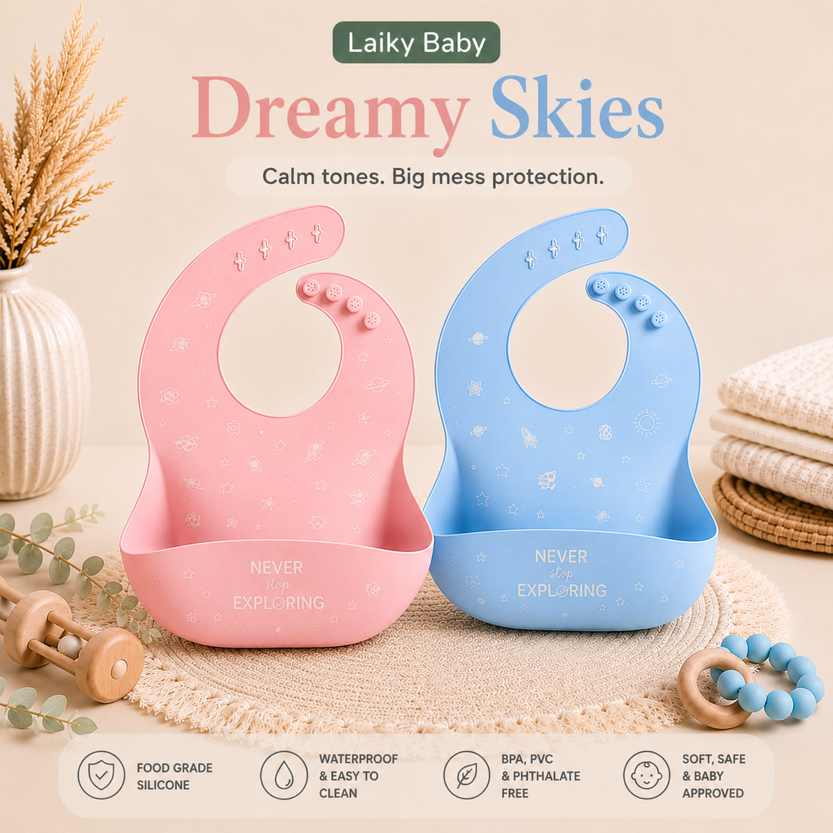 Silicone Baby Bibs