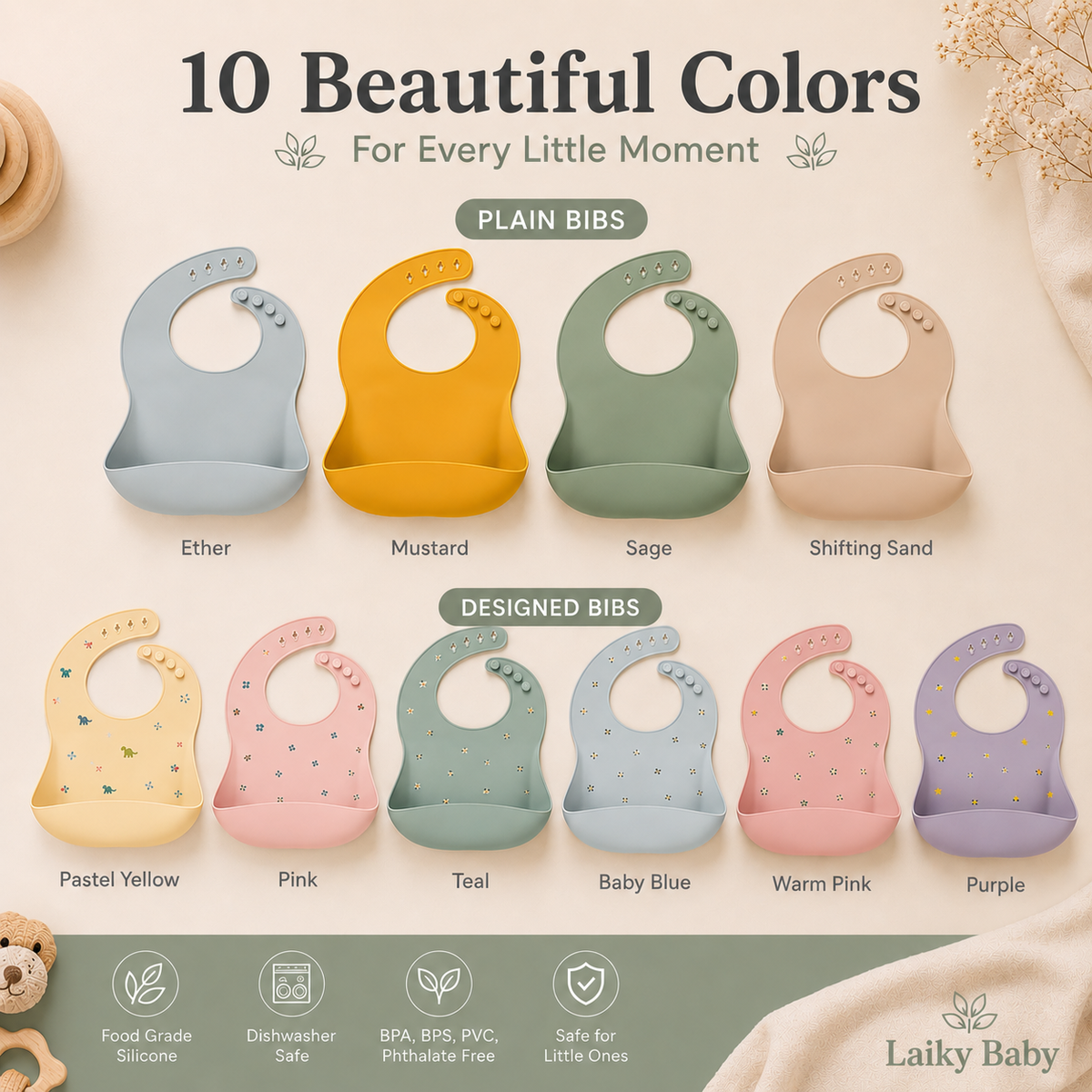 Silicone Baby Bibs