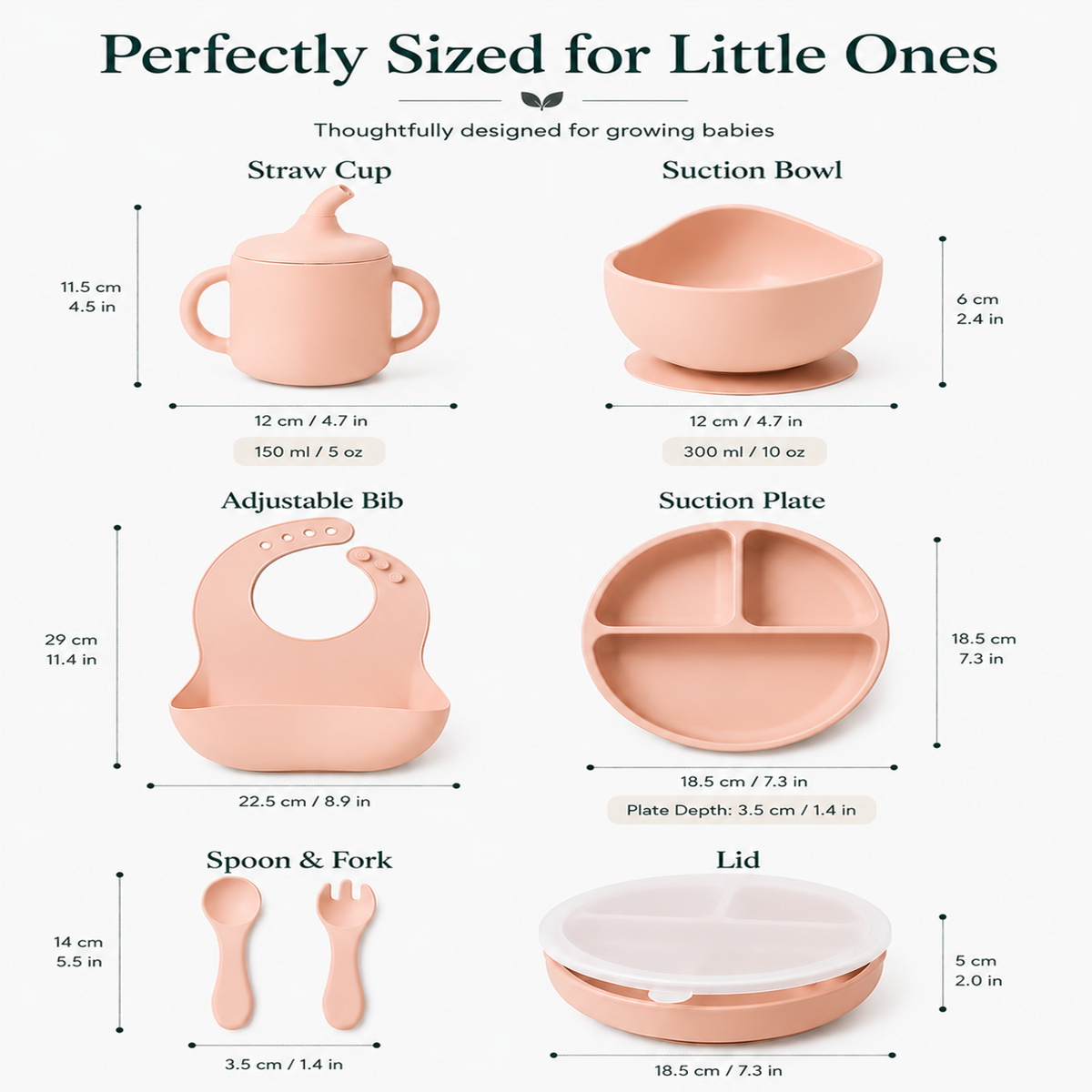 Silicone Baby Feeding Set